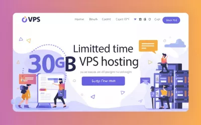 12 Month VPS Hosting With 30GB SSD | 1GB Ram | Cyber Panel